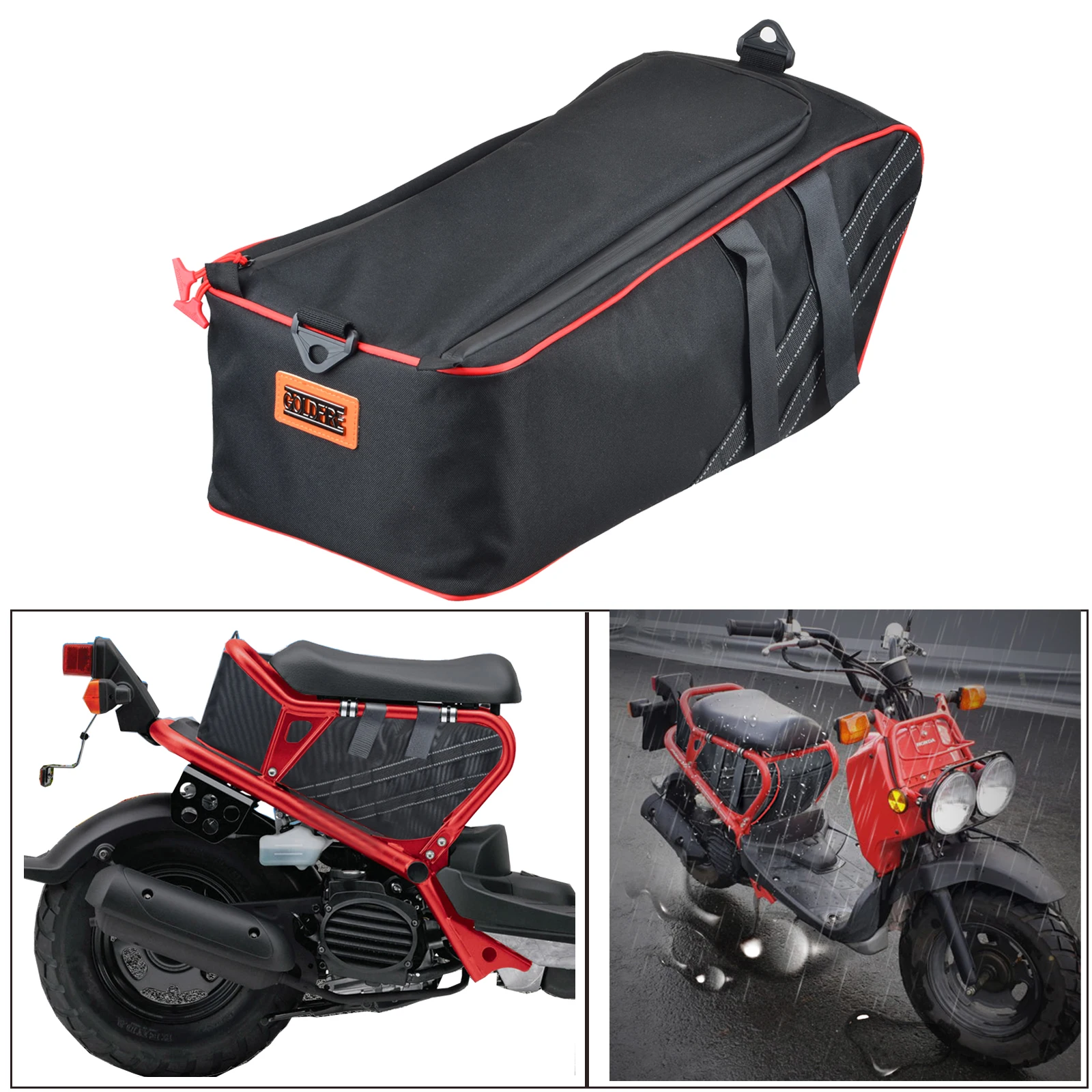 

Accessories Motorcycle Ruckus Scooter Bag Under Seat Storage Bag Compatible with All Ruckus (AKA Zoomer) 2010-2021