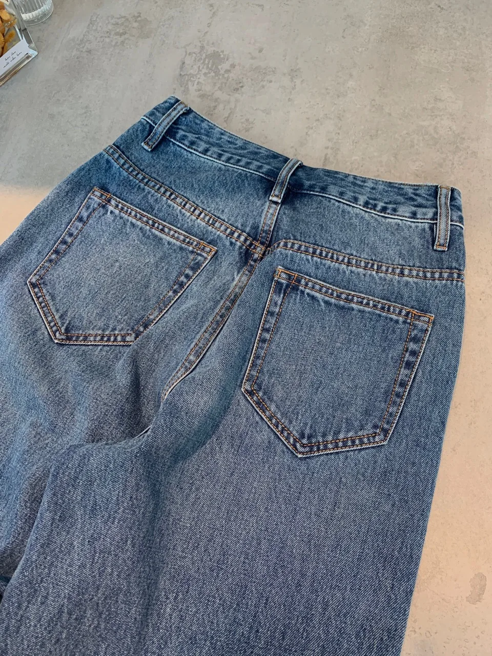 

Women Curled Jeans High Waist Vintage Zipper Cotton 2020 Early Autumn Fashion Ladies Casual Long Denim Trousers