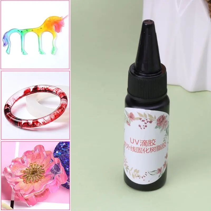 

30g Hard UV Glue Transparent Ultraviolet Curing Resin Casting For Jewelry Making G92D