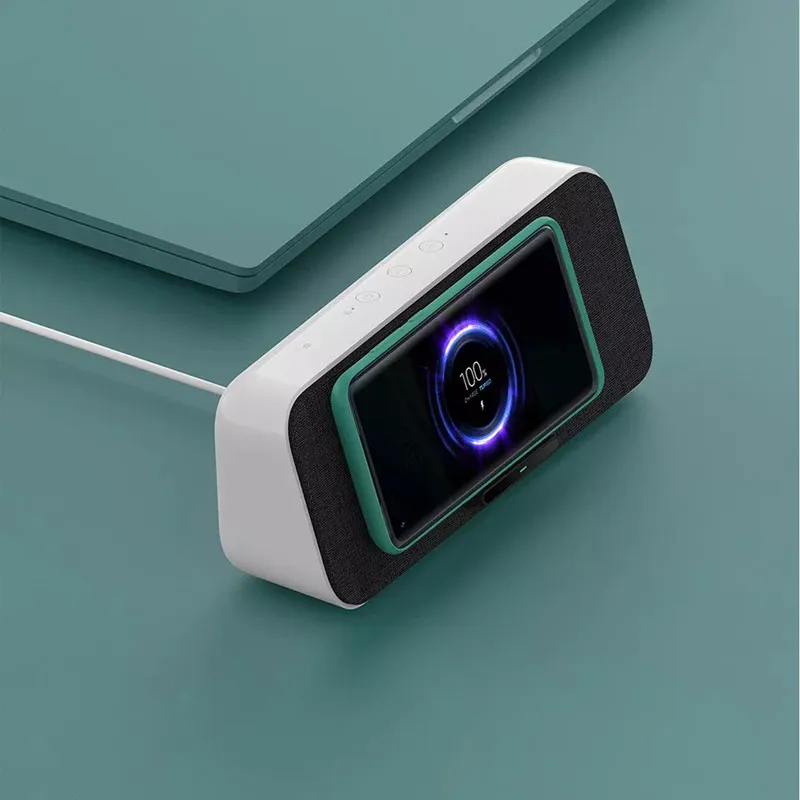 Xiaomi 30 Вт MAX Беспроводная зарядка Bluetooth 5 0 динамик с микрофоном Поддержка Mi AI NFC для