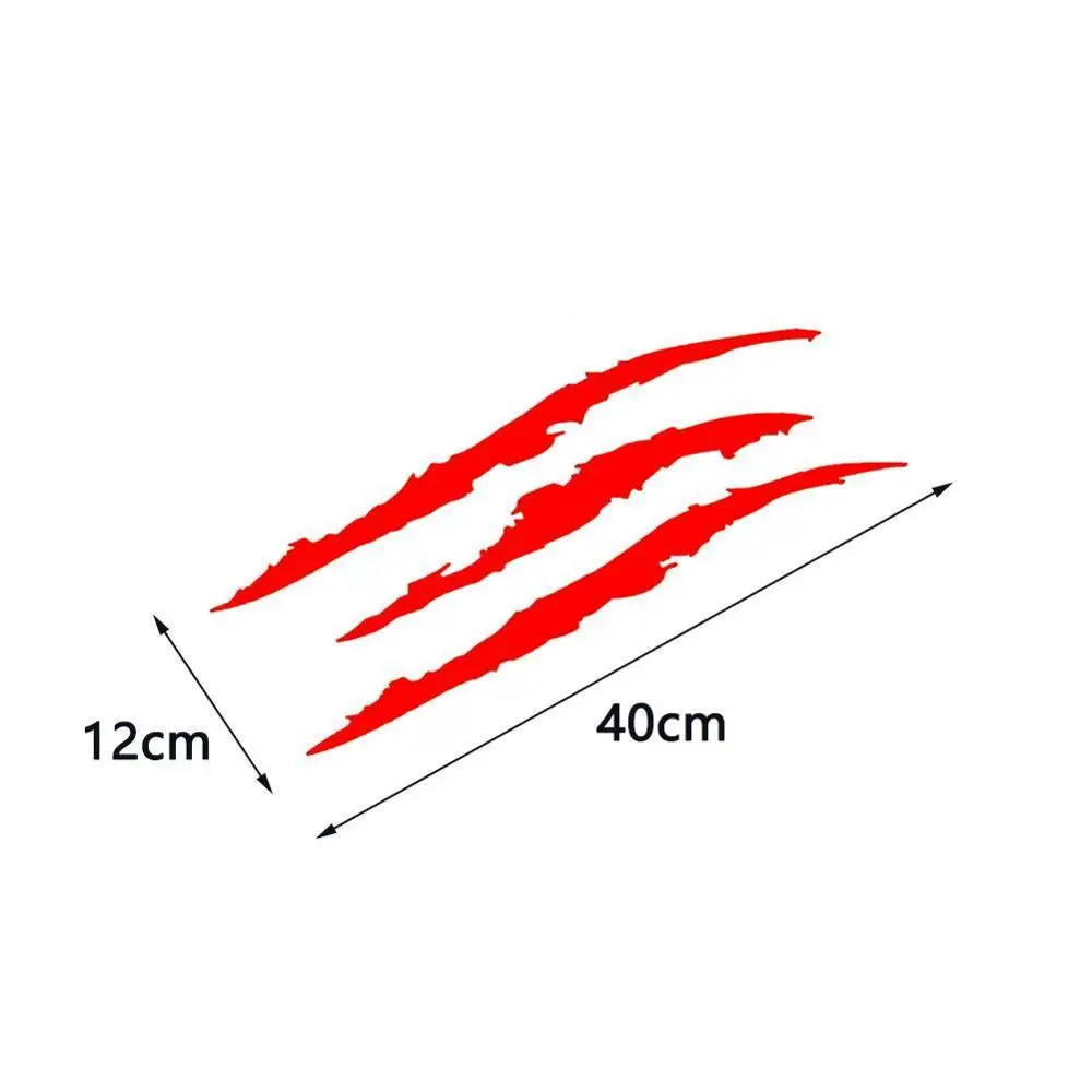 40 см х 12 автомобильная наклейка отражающие царапины полосатые следы украшение