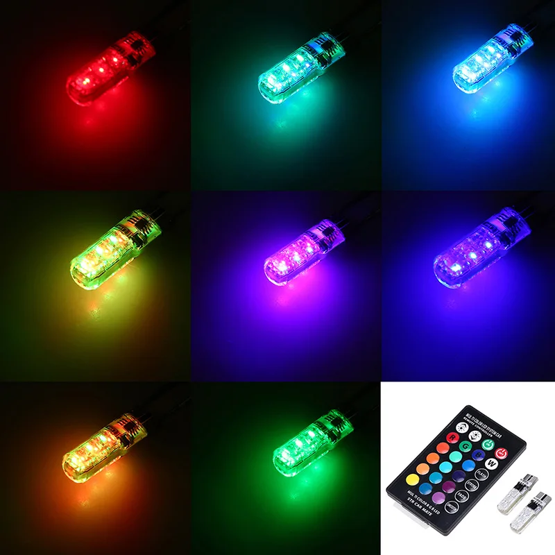 Автостайлинг 1 комплект T10 светодиодный светодиодных автомобильных клиновидных