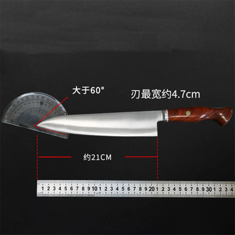 

Vg10 chef's knife western style chef's knife western style knife kitchen Japanese ox knife Japanese m390 powder steel