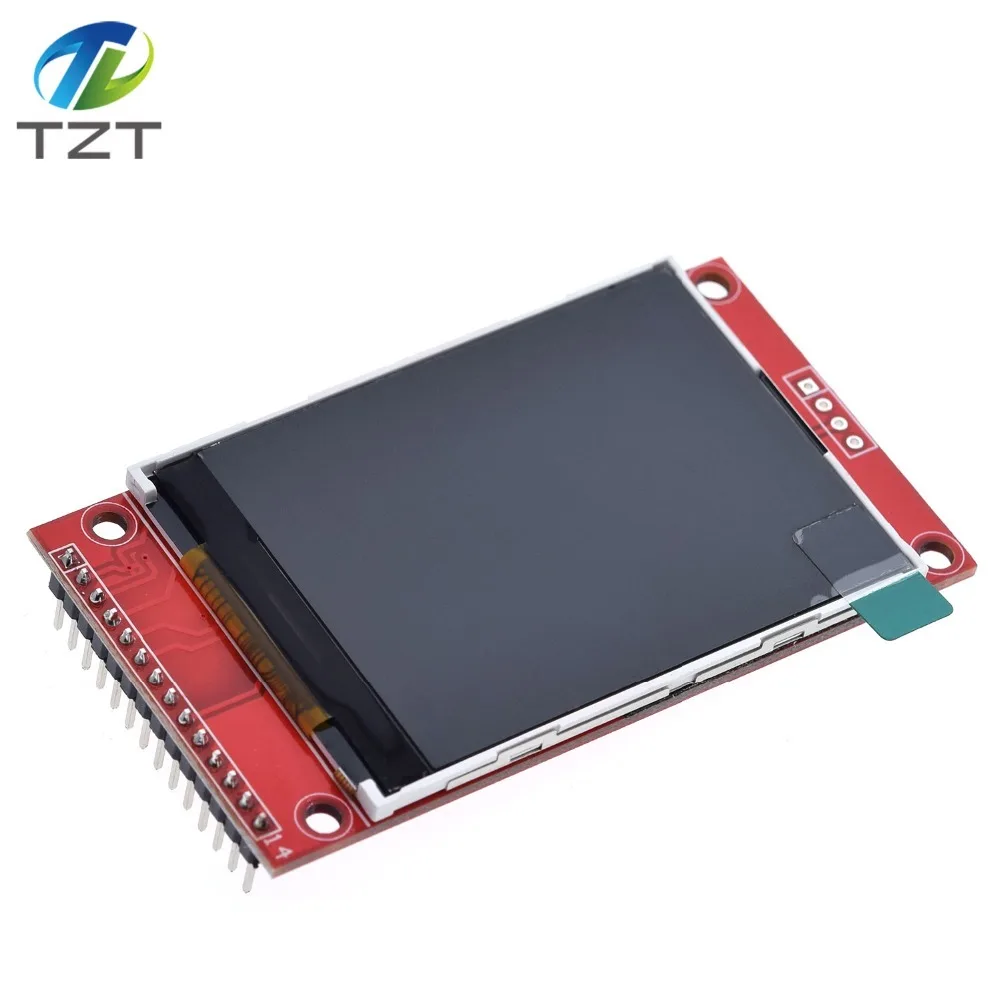 2," 240x320 SPI TFT lcd модуль последовательного порта+ 5 В/3,3 В адаптер PBC Micro SD ILI9341 Белый светодиодный с сенсорным/без сенсорного для Arduino
