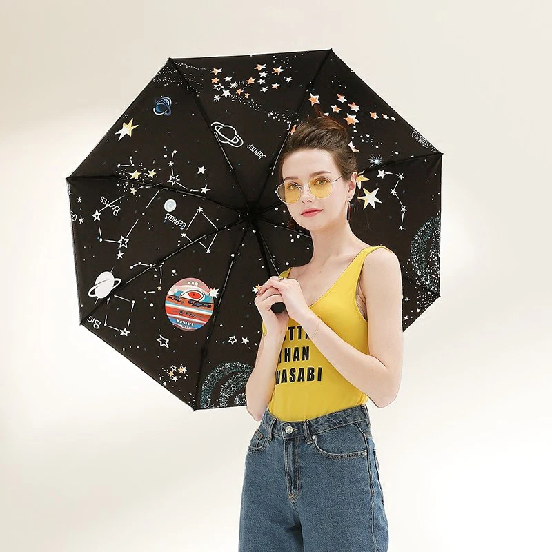 

Portable Sun Umbrella Folding Windproof Uv Protection Lightweight Women Summer Umbrella Sonnenschirm Household Umbrellas DB60YS