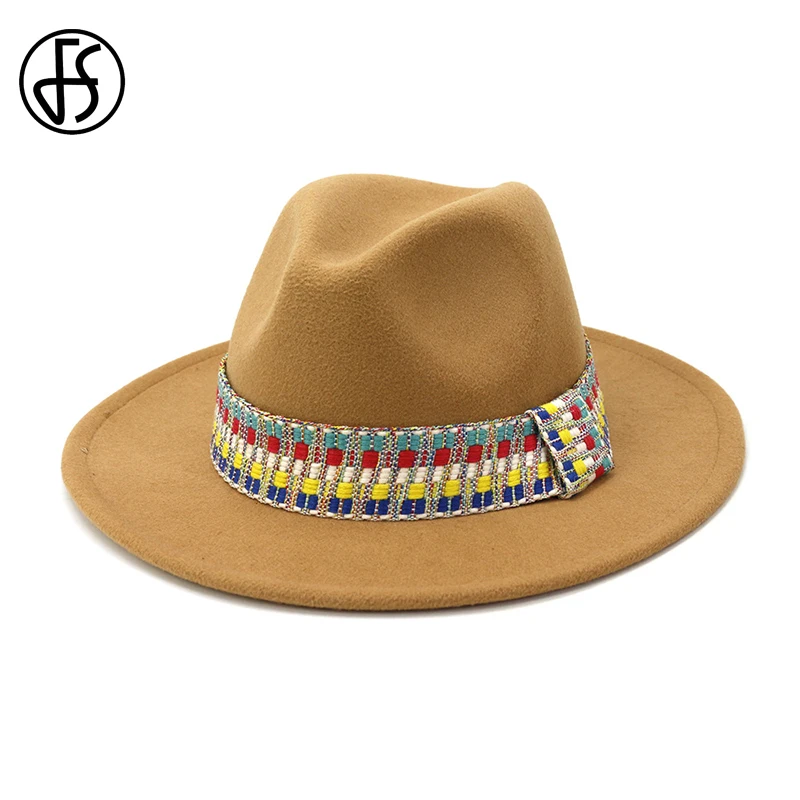 FS шерстяной джазовый фетровая шляпка шерстяная Шапки Повседневное Для мужчин