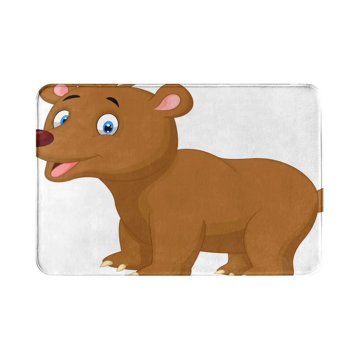 Мультяшный медведь 637 коврик для ванной входной двери милый ковер домашний