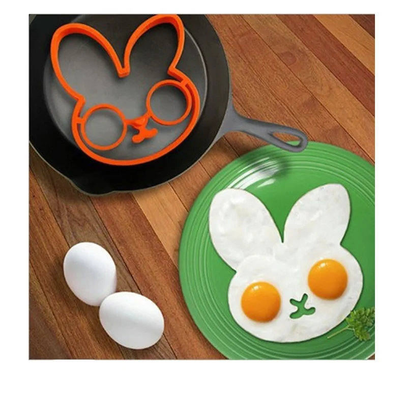 Голова черепа кролик Сова Форма силикагель яйцо жарки Творческая кухня DIY форма