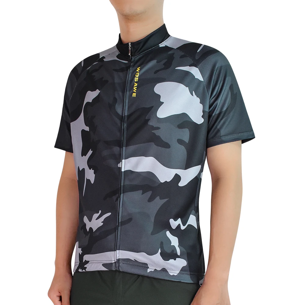 WOSAWE 2020 мужские велосипедные рубашки с коротким рукавом Джерси MTB велосипедная