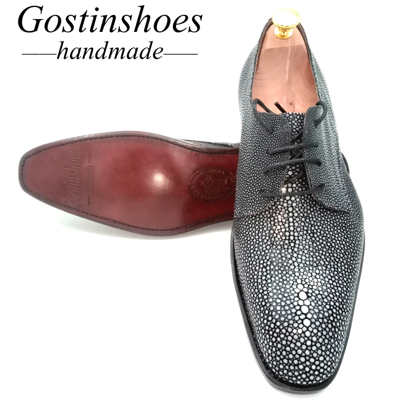 Goodyear/роскошные мужские туфли в итальянском стиле парадная обувь дерби из