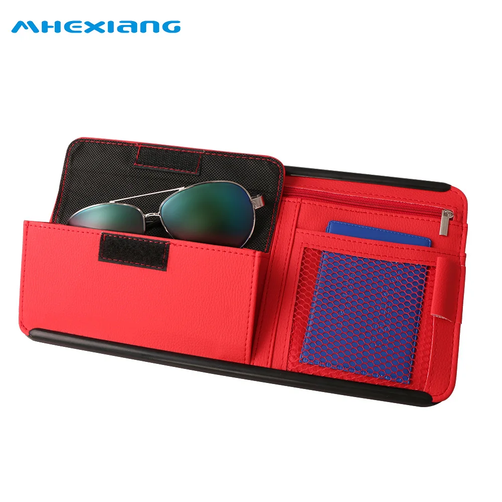 

Новое обновление Универсальный Автомобильный солнцезащитный козырек сумка для хранения Авто Органайзер на козырек карты Солнцезащитные о...