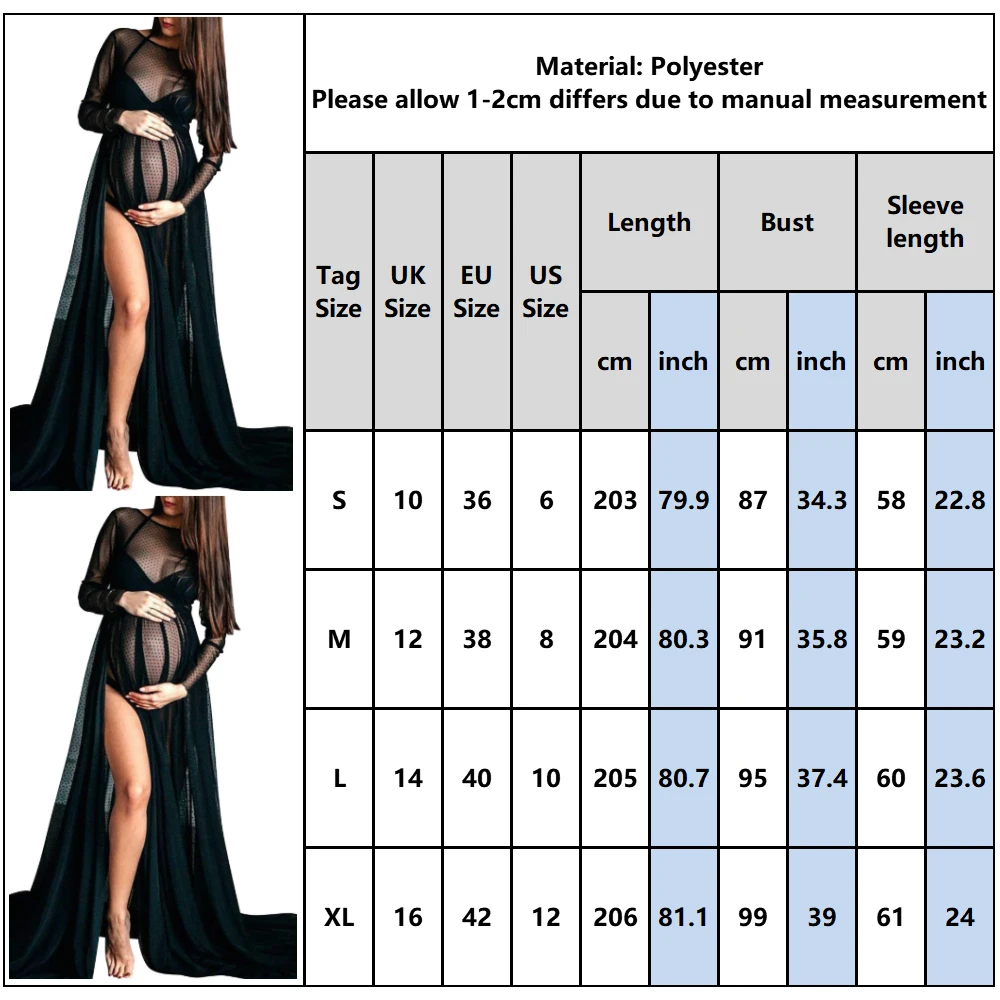 Женское платье для беременных длинное в пол фотосессии robe femme D25 | Мать и ребенок