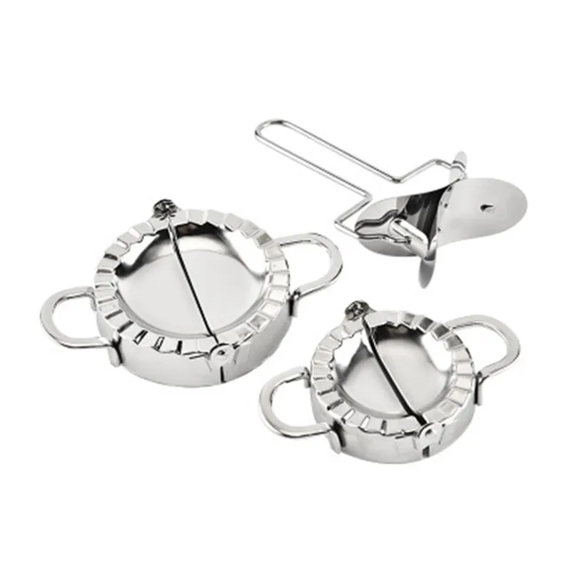 

2pcs/Set Stainless steel Press Ravioli Dough Pastry Pie Dumpling Maker Kitchen Pastry Tools Baking Accessories Cooking Tools