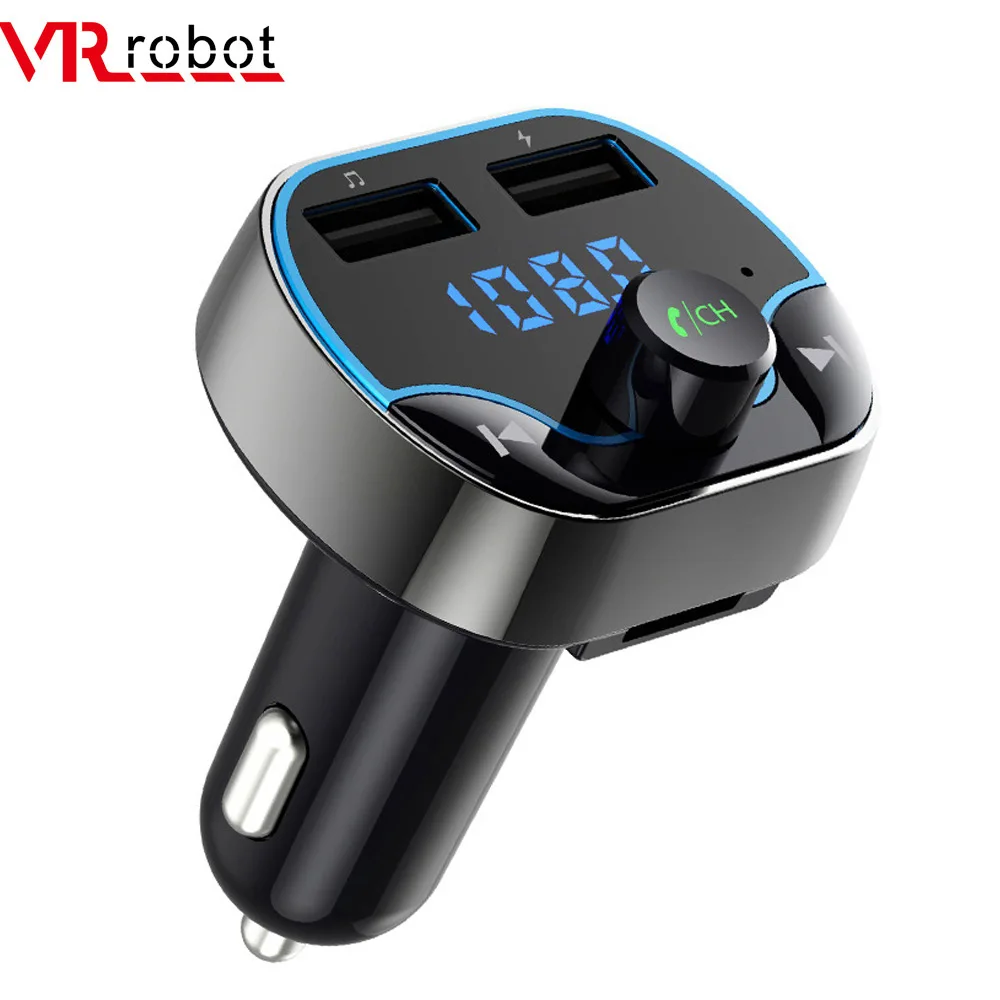 VR Robot Bluetooth FM передатчик модулятор Автомобильный MP3 музыкальный плеер