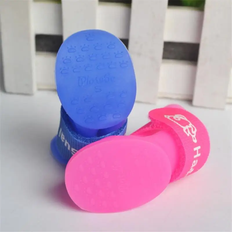 Горячая Распродажа летняя обувь для собак водонепроницаемая животных Резиновая