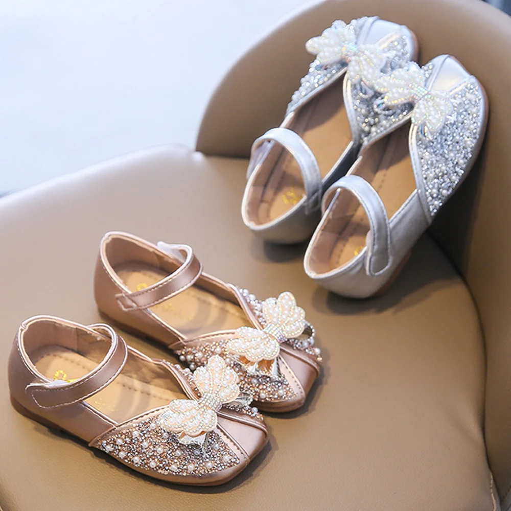 

Children shoes Glass slipper Sandals casual shoes princess shoes for little girls baby girl shoes for 2 year old Dance shoes Bab