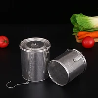 spice filter multifunction mesh basket tea infuser with hook for home kitchen tool boiled stew seasoning package brine basket
