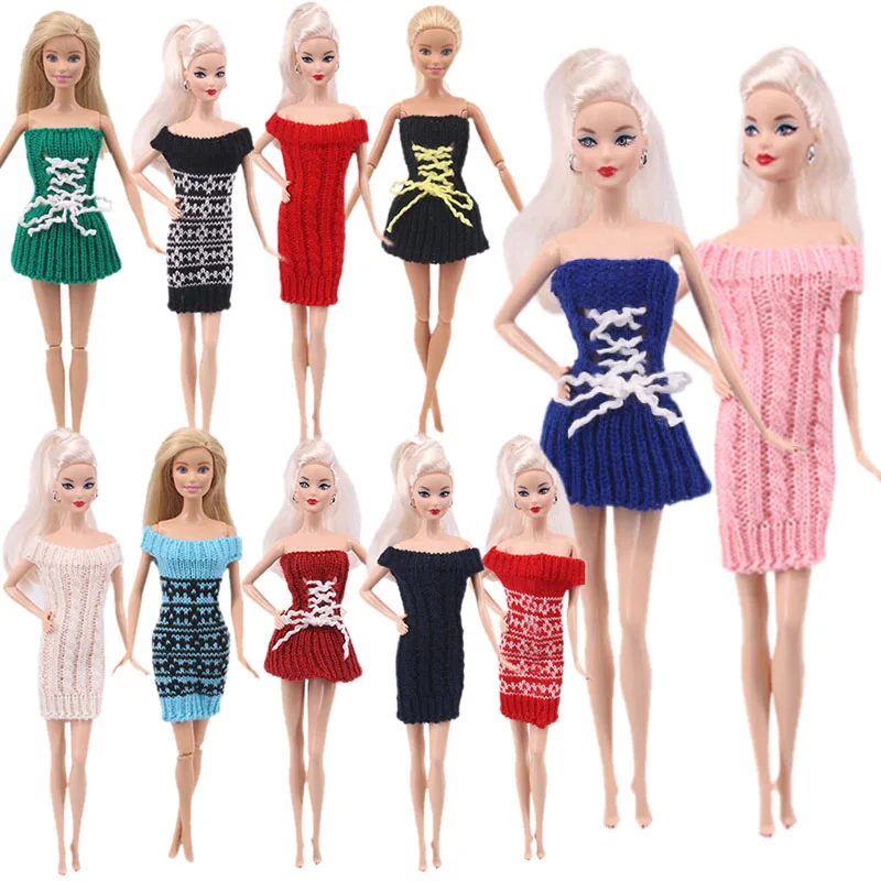 Платье-Свитер без бретелек с тонкой сексуальной юбкой | Игрушки и хобби