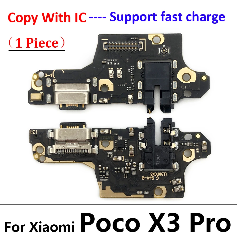 Зарядная Плата USB для Xiaomi Poco X3 Pro M3 Redmi Note 7 8 8T 9S 9 10 10s 9A 9C | Мобильные телефоны и