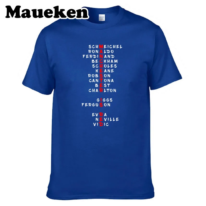 Мужская футболка с надписью manner Is Red Greatest Ronaldo Beckham Cantona Best Giggs Keane Robson Charlton Ferguson