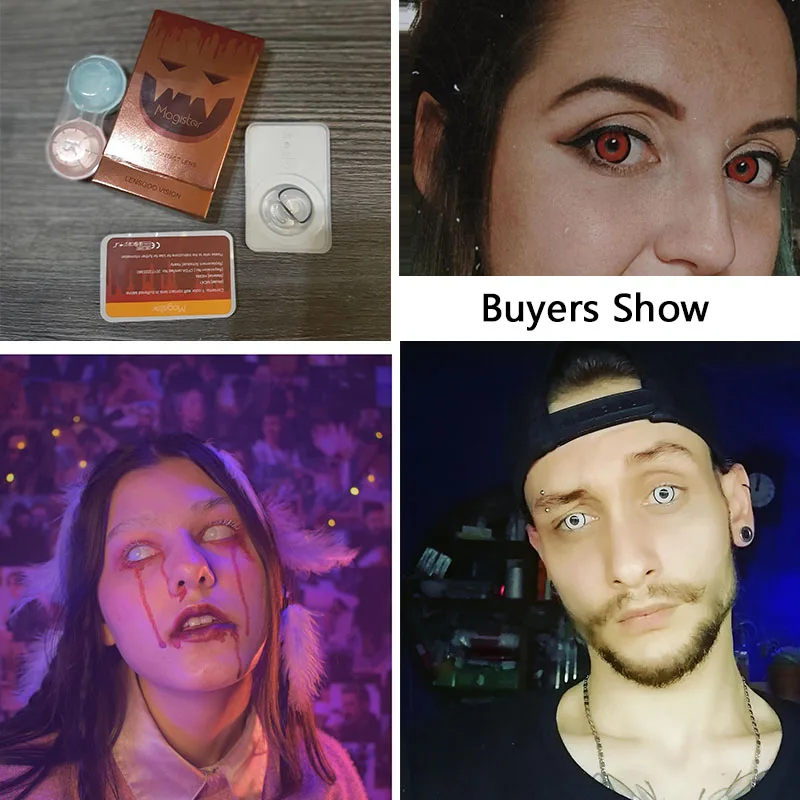 Контактные линзы для Хэллоуина Аксессуары аниме Косплей Контакты глаз