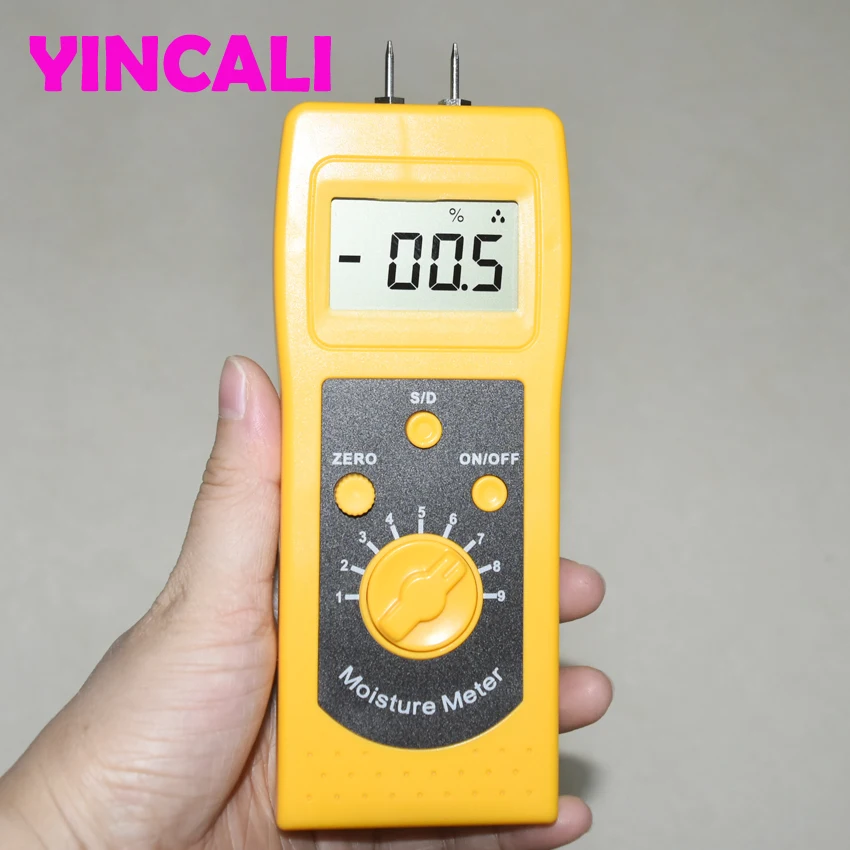 Быстрая доставка Портативный цифровой измеритель влажности мяса DM300R тестер