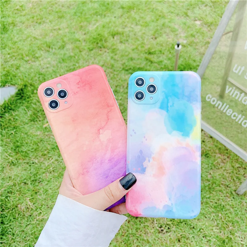 Художественный мраморный чехол для телефона iPhone 11 Pro Max 12 Mini SE 2020 XS XR X 7 8 Plus