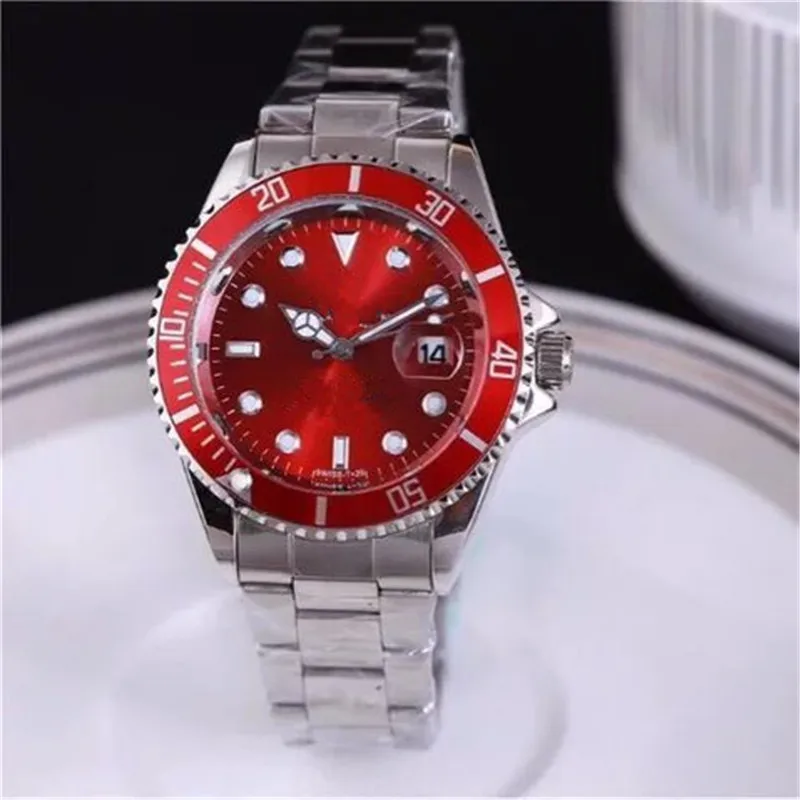 Relojes Hombre часы мужские модные кварцевые часы мужские s часы лучший бренд класса люкс бизнес часы Relogio Masculino Прямая - Цвет: Silver Red