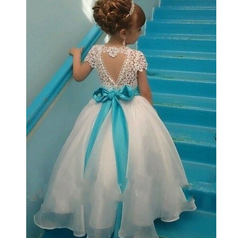 

Доступная для маленьких девочек Длинные бальные платья Пышные свадебные Платья с цветочным украшением для девочки для девочек в цветочек, ...