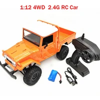 mn45 rtr 112 4wd rc car 2 4g radio remote control car with led light crawler climbing off road truck childrens christmas gift