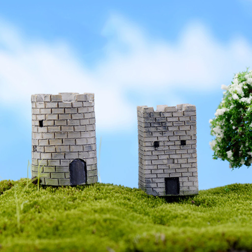 Античный замок мини украшение для сказочного сада аквариума ландшафта сделай