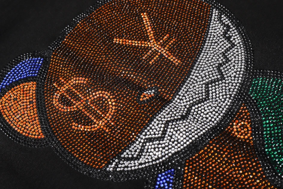 

Philipp Plein-2021 European and American fashion T-shirt Barbie Bear latest diamond short-sleeved T-shirt summer streetwear top