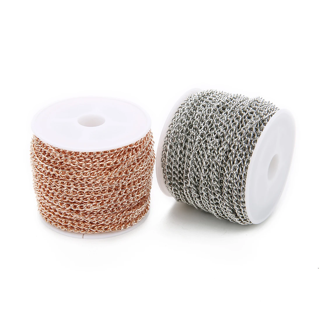 10 ярдов/рулон 3x4 мм Rolo Link ожерелье объемная цепь подходит для мужчин и женщин DIY