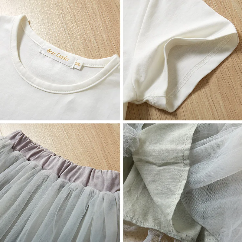 Летняя одежда из 2 предметов для маленьких девочек футболка с принтом лимона топы