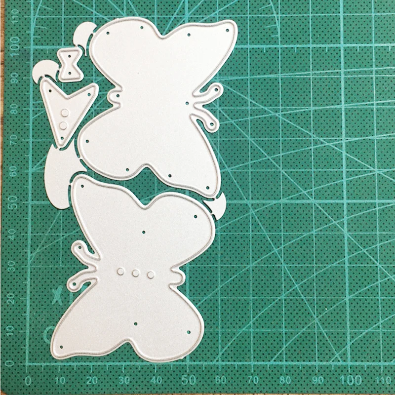 Ремесленные штампы металлические вырезанные для платья рубашки пара бабочек