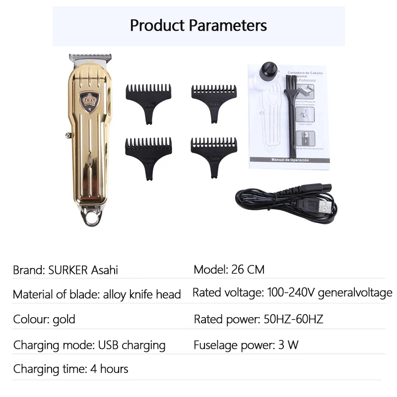 

Portable Electric Hair Clipper Rechargeable Mini Hair Trimmer Cutting Machine Waterproof Beard Trimmer Razor Body Men Haircut