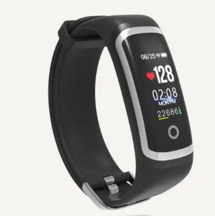 silverblack Longet умные часы M4 пульсометр монитор сна фитнес часы кровяное давление Bluetooth умный Браслет для iPhone Xiaomi - Цвет: silverblack