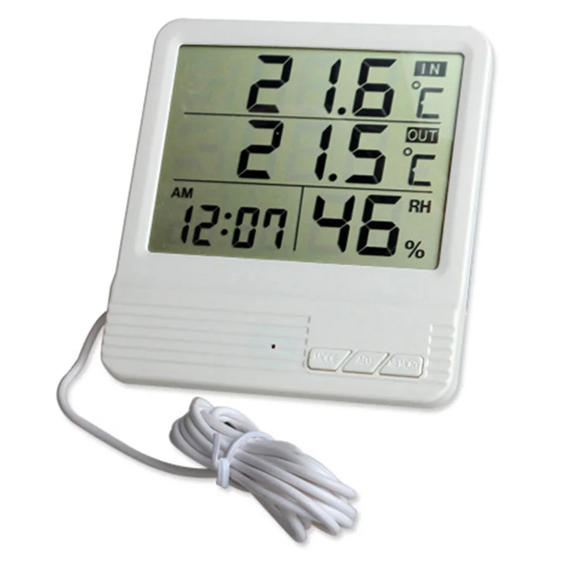 CX-301A большой экран дисплей крытый/открытый электронный термометр гигрометр ЖК