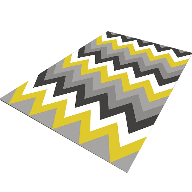 Геометрический узор стильный современный минималистичный коврик с принтом в