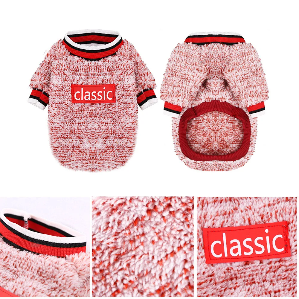 Одежда для домашних животных свитшот щенков свитер собаки осень и зима