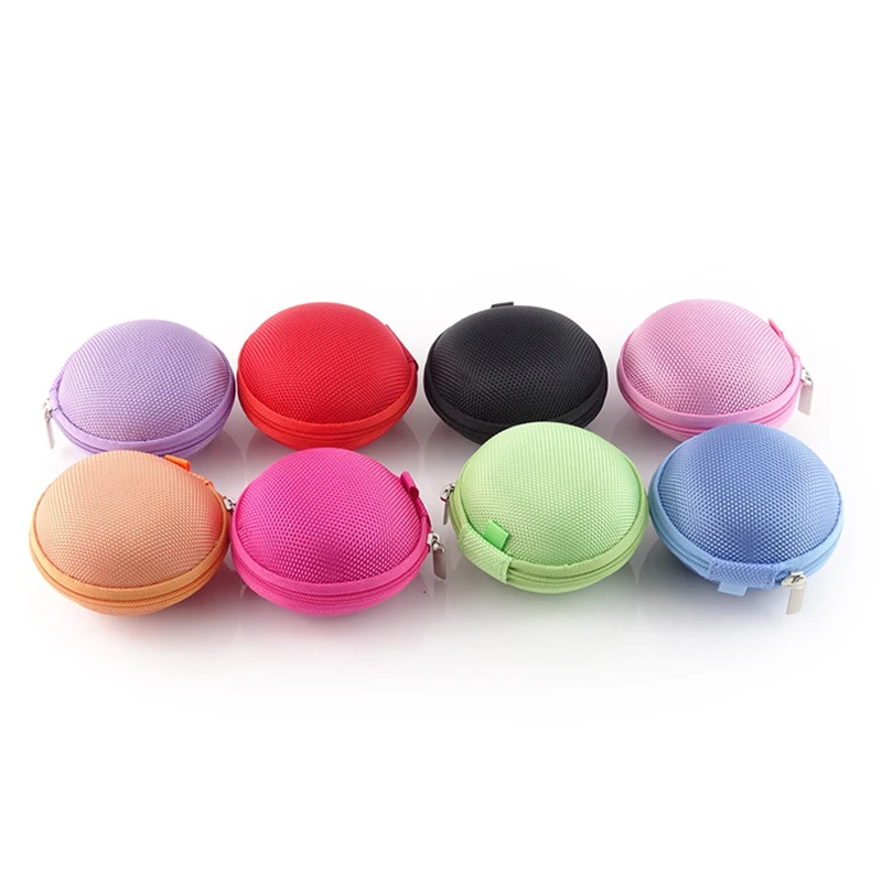 Портативные чехлы для наушников жесткий чехол на молнии хранения защитные