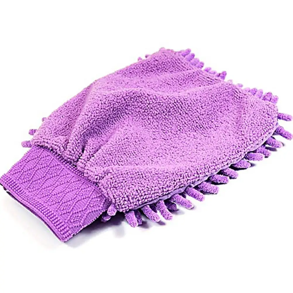 

Super Microfiber Car Truch Wash Washing Single Sided Anti-Scratch Cleaning Glove