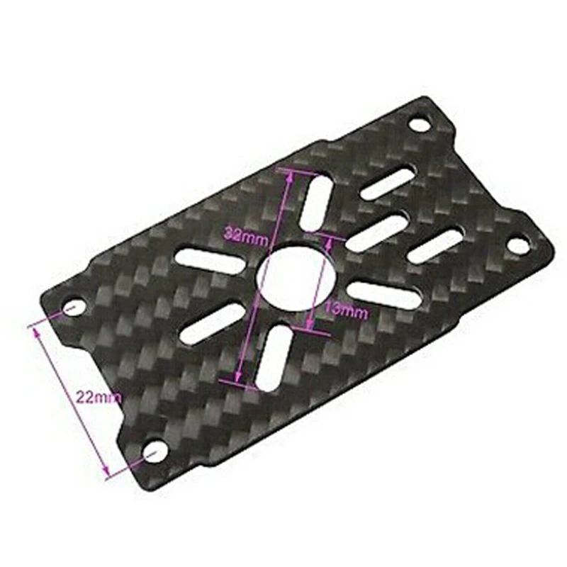 4pcs/lot Carbon Fiber Brushless Motor Mount Plate 16mm Arm for RC Multicopter + Tracking Number | Игрушки и хобби