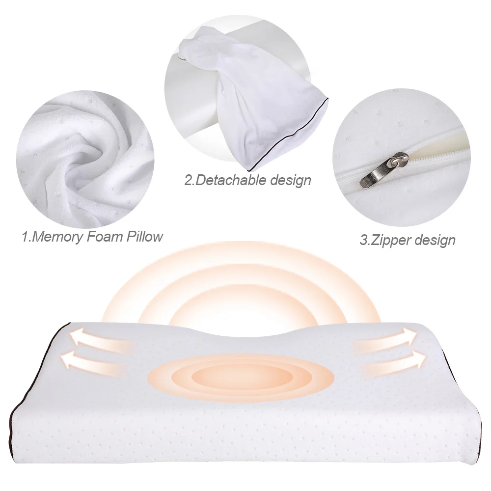 1 шт. Ортопедическая подушка из пены с эффектом памяти|Подушки на кровать| |