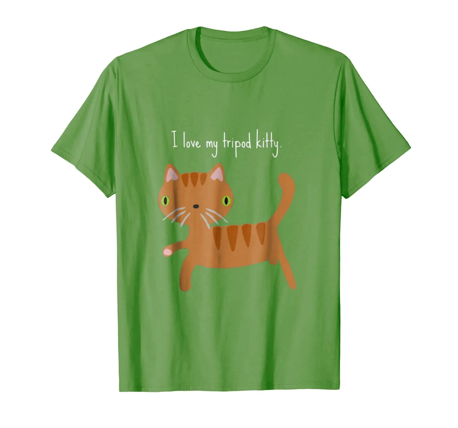

I love my Tripod Kitty tee shirt, three legged cat pride
