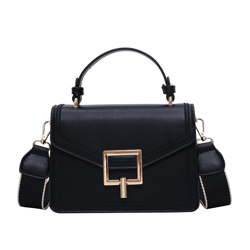 

Retro Fashion Female Tote bag 2020 New High Quality PU Leather Women's Designer Handbag Lock Travel Shoulder Messenger Bag