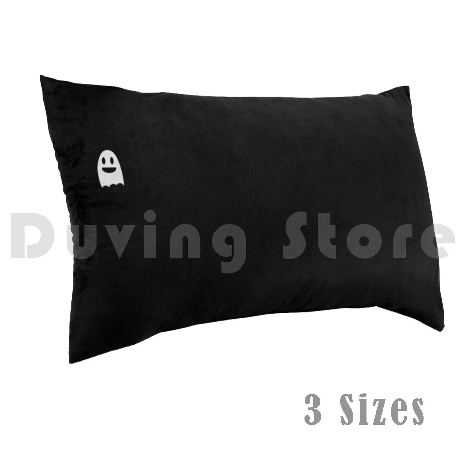 

Cute Little Ghost Pillow Case DIY 50x75 Funny Silly Cute Ghost Cute Ghost Cute Cute Funny White Black