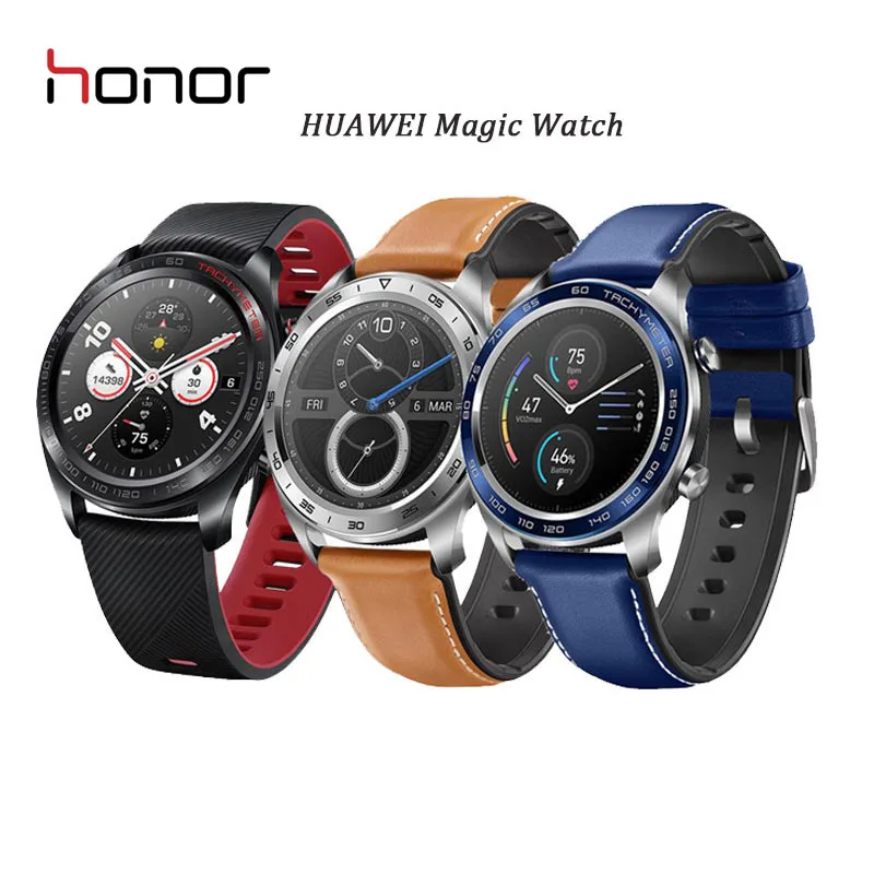 Honor Watch Magic SmartWatch спортивные NFC gps монитор сердечного ритма и давления во время сна