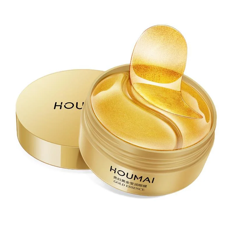 

24K Gold Collagen Eye Mask Dark Circle Natural Moisturizing Gel Eye patches Remove Anti-Aging Bag Eye Whitening Skin Care 60pcs