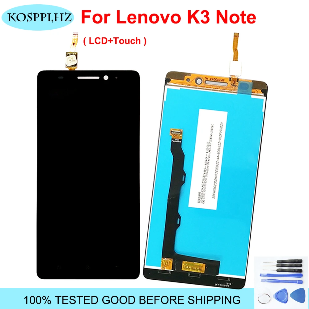 Для lenovo K3 Note ЖК дисплей + кодирующий преобразователь сенсорного экрана в сборе